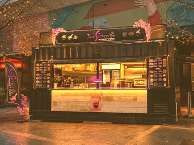 Two Sisters Street Food Woden — genuine container/store photograph
